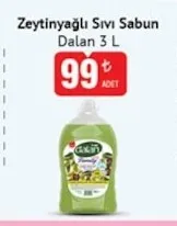 Zeytinyağlı Sıvı Sabun Dalan 3 L