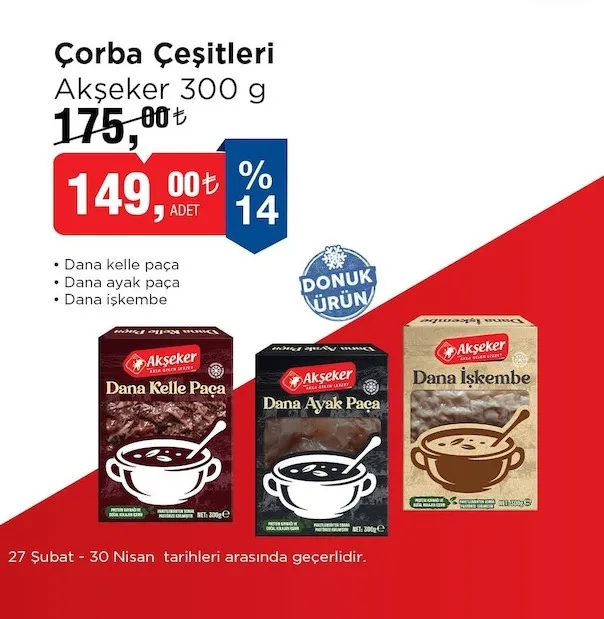 Akşeker Çorba Çeşitleri 300 G