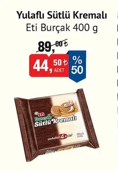 Eti Burçak Yulaflı Sütlü Kremalı 400 G