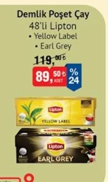 Demlik Poşet Çay 48'Li Lipton