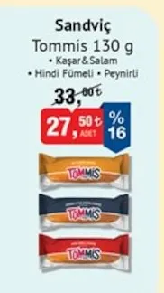 Sandviç Tommis 130 G