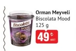 Orman Meyveli Biscolata Mood 125 G