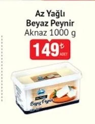 Az Yağlı Beyaz Peynir Aknaz 1000 G
