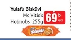 Mc Vitie'S Hobnobs Yulaflı Bisküvi 255G