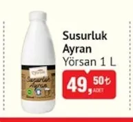 Susurluk Ayran Yörsan 1 L