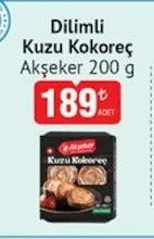 Dilimli Kuzu Kokoreç Akşeker 200 G