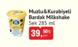 Muzlu & Kurabiyeli Bardak Milkshake Sek 285 Ml