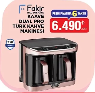 Fakir Kaave Dual Pro Türk Kahve Makinesi
