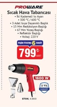 Proware Sıcak Hava Tabancası