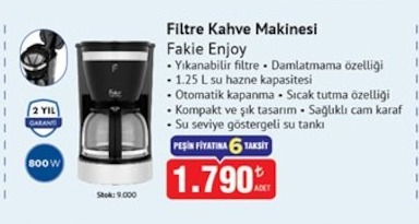 Filtre Kahve Makinesi Fakie Enjoy