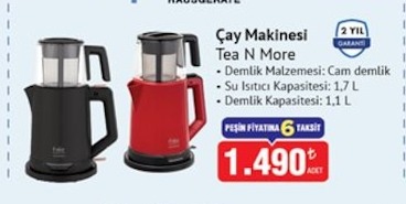 Çay Makinesi Tea N More