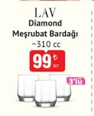 Lav Diamond Meşrubat Bardağı