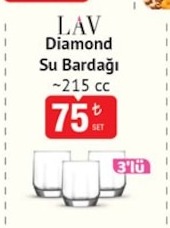 Lav Diamond Su Bardağı