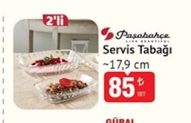 Paşabahçe Servis Tabağı 2'Li