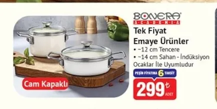 Bonera Academia Tek Fiyat Emaye Ürünler