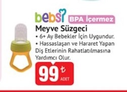 Bebsi Meyve Süzgeci