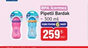 Pipetli Bardak 300 Ml