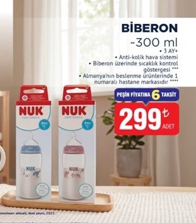Nuk First Choice Biberon 300 Ml