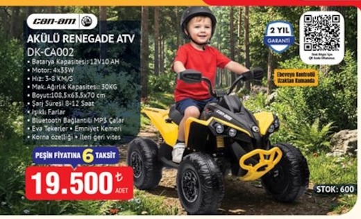 Akülü Renegade Atv Dk-Ca002