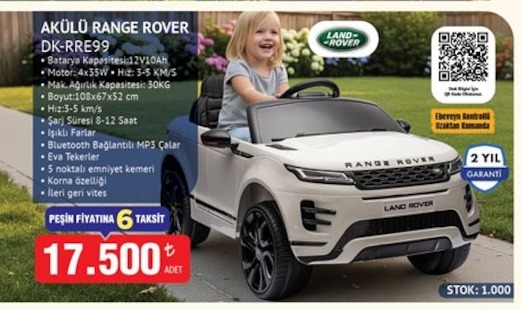 Akülü Range Rover Dk-Rre99