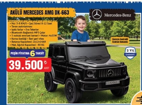 Akülü Mercedes Amg Dk-663