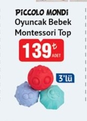 Piccolo Mondi Oyuncak Bebek Montessori Top