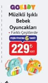 Golidy Müzikli Işıklı Bebek Oyuncakları