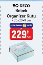 Eq Deco Bebek Organizer Kutu