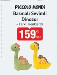 Piccolo Mondi Basmalı Sevimli Dinozor