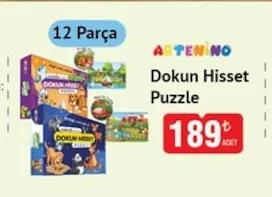 Artenino Dokun Hisset Puzzle 12 Parça