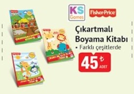 Çıkartmalı Boyama Kitabı