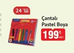 Çantalı Pastel Boya 24'Lü