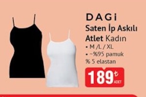 Dagi Saten İp Askılı Atlet Kadın