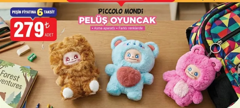 Piccolo Mondi Peluş Oyuncak