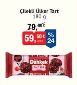 Çilekli Ülker Tart 180 G
