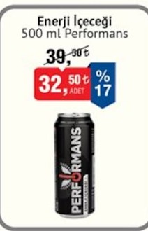 Enerji İçeçeği 500 Ml Performans