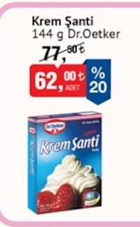 Krem Şanti 144 G Dr.Oetker
