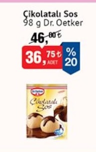 Çikolatalı Sos 98 G Dr. Oetker