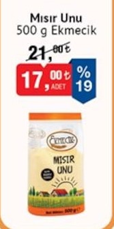 Mısır Unu 500 G Ekmecik