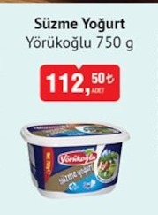 Yörükoğlu Süzme Yoğurt 750 G