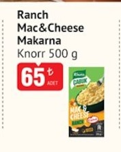 Ranch Mac&Cheese Makarna Knorr 500 G