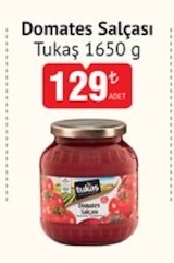 Domates Salçası Tukaş 1650 G