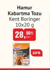 Hamur Kabartma Tozu Kent Boringer 10X20 G