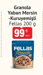 Granola Yaban Mersin -Kuruyemişli Fellas 200 G
