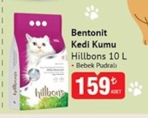 Bentonit Kedi Kumu Hillbons 10 L