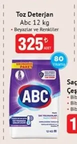 Toz Deterjan Abc 12 Kg