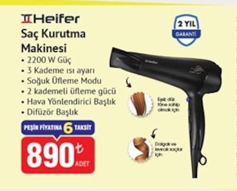 Heifer Saç Kurutma Makinesi