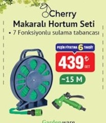 Cherry Makaralı Hortum Seti