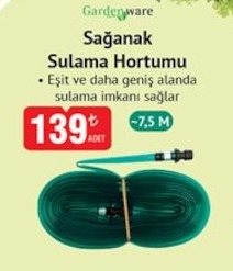 Gardenware Sağanak Sulama Hortumu