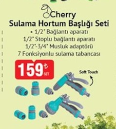 Cherry Sulama Hortum Başlığı Seti